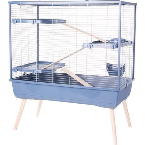 Zolux Neolife 100 XL Käfig Blau für Nager