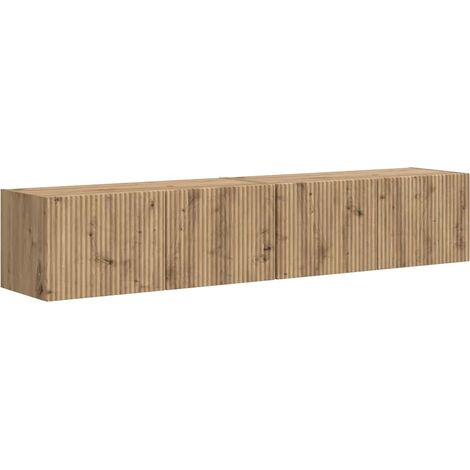 Maison Exclusive - TV-Wandschrank 2 pcs Kunsthandwerk Eiche 78,5