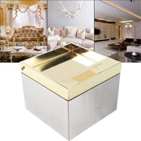 Prise de sol en marbre 4000 W, certifiée Gold (norme européenne) + port USB, 130 V, invisible, plate et encastrée, ultra-mince, 250 V (1/5)