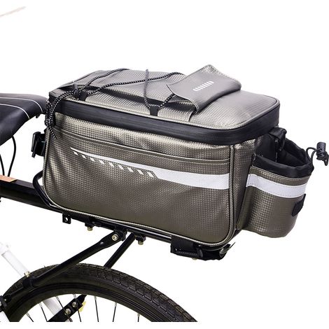 Bolsa isotérmica impermeable para portaequipajes trasero de bicicleta, bolsa de sillín para bicicletas de montaña, bolsa de hombro (1/5)