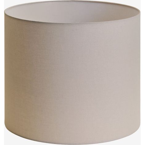 Abat-jour en tissu Arlina SKLUM Gris Taupe Clair Ø50 cm - ↑40 cm