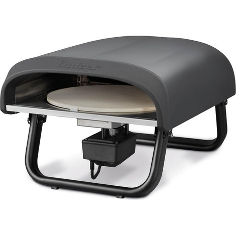 Enders® Forno per pizza PACO™ Rotate, pietra per pizza rotonda, termometro, pizza, bruciatore in acciaio inox, 4 kW, pietra per pizza cordierite 30,5 cm, rotante, bruciatore in acciaio inox regolabile (1/3)