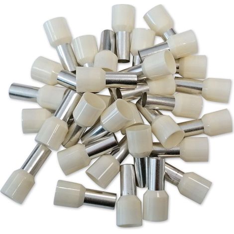 Oc-Pro – Embouts de câblage isolés 16 mm² – Fixation raccord pour câbles multibrins – Sachet de 100 unités