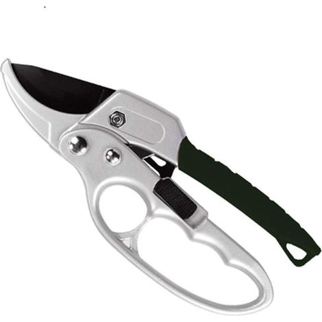 Sécateurs à cliquet outils de jardinage pour les mains faibles cadeaux toutes occasions style enclume (1/3)