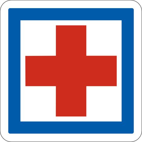Panneau Indication CE1 – Poste de secours – Gamme ECOLIGN – Classe 1 – 350 mm (1/5)