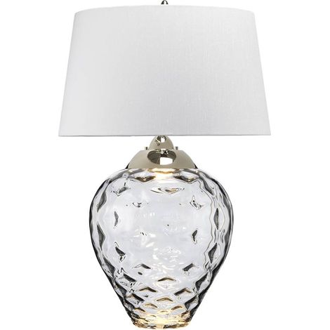 Samara Grande Lampe à Poser Verre Fumé (1/3)