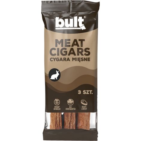 BULT Cigars Rabbit, golosina para perros, 3 unidades, masticable natural. (1/2)