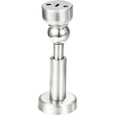 Butée de porte magnétique avec amortisseur hydraulique à fermeture douce, butée de porte robuste en acier inoxydable 304 pour montage mural et au sol (1/5)