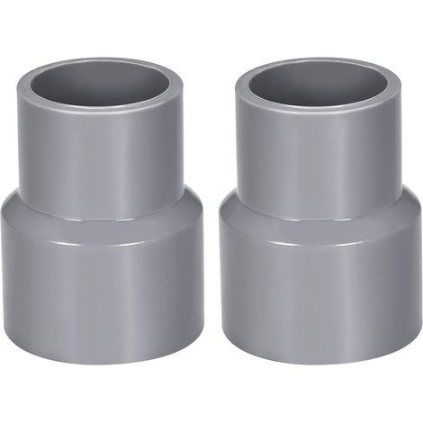 0 mm x 32 mm, graue DWV-Reduzier-PVC-Rohrkupplungsnabe, 2 Stück (1/5)