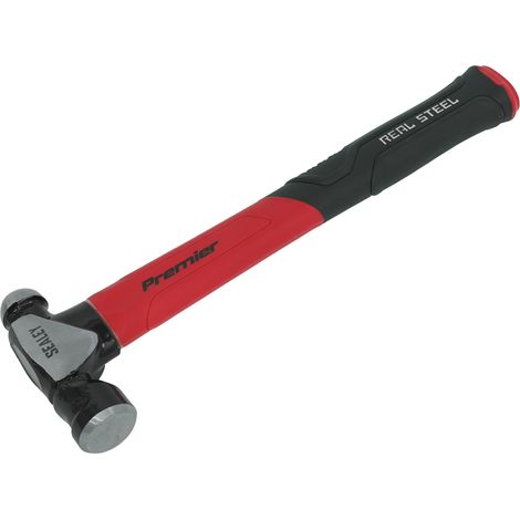 Sealey BPHG16 Premier Ball Pein Hammer with Fibreglass Shaft 16oz