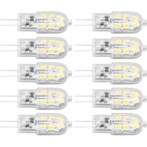 Ampoule LED, 10 unités, culot G4, 12 V, 2700 K, à intensité variable, pour usage résidentiel, commercial ou remplacement des sources lumineuses conventionnelles.-AquaForge (1/5)