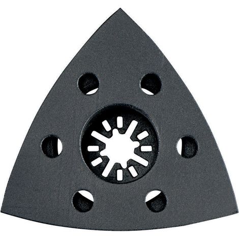 Piastra di levigatura triangolare da angolo ad angolo 93 mm con adesivo a colla gel, adesiva