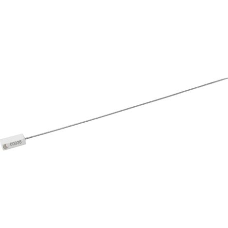 Set 10 Sigilli di sicurezza, testa in abs, cavo acciaio (1/3)