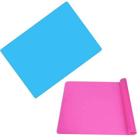 Bardusch-Lot de 2 sets table silicone 40x30 cm, antidérapants résistants chaleur, lavables pour cuisine/restaurant/hôtel (1/5)