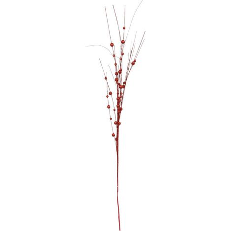 Rama de junco con bolas rojas 95cm - Atmosphera créateur d'intérieur