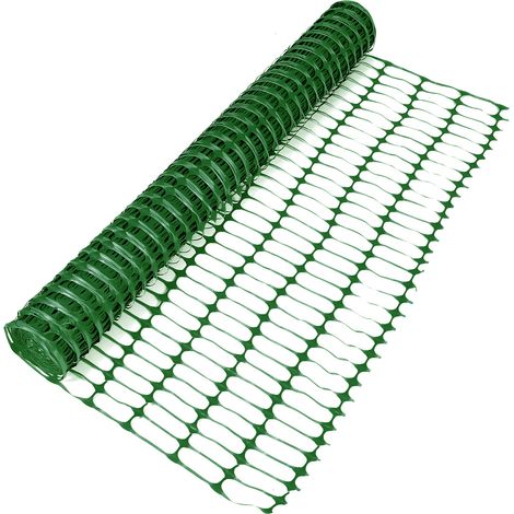SWANEW Recinzione di segnalazione 1x50m. Recinzione di segnalazione e plastica. Verde (1/5)