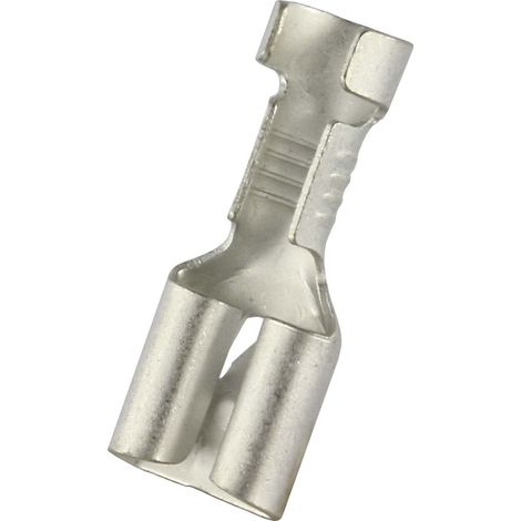 Cosse faston RS PRO, 16  14 AWG, Non-isolé ( Prix pour Sachet de 100 ) (1/2)