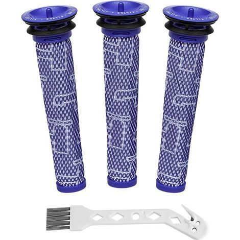Lntyq Lot de 3 filtres d'aspirateur compatibles avec Dyson V6/7/8/DC58/DC59, 16.84.84.8cm (1/5)