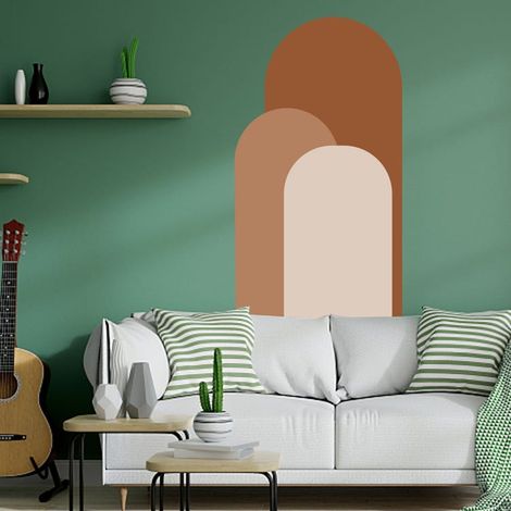 Sticker mural arche Sticker mural Peel and Stick Stickers muraux modernes à pois Arche Stickers muraux Décor Art Peintures murales (1/4)