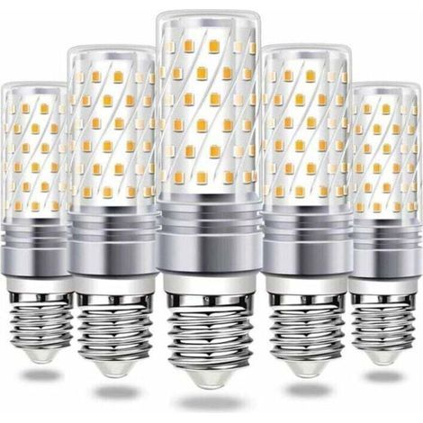 Ampoule LED Ampoule de maïs LED E27 16W, 6000K lumière chaude 900LM lumineux AC 230V suspension E27 360 ° LED faisceau, lot de 5 (1/4)