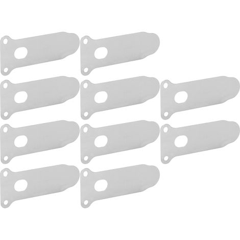 10 Stück Ventilplatten aus Stahl für Luftkompressoren, zungenförmig, Zylinderzubehör, Ersatzteil, 62 mm (1/5)