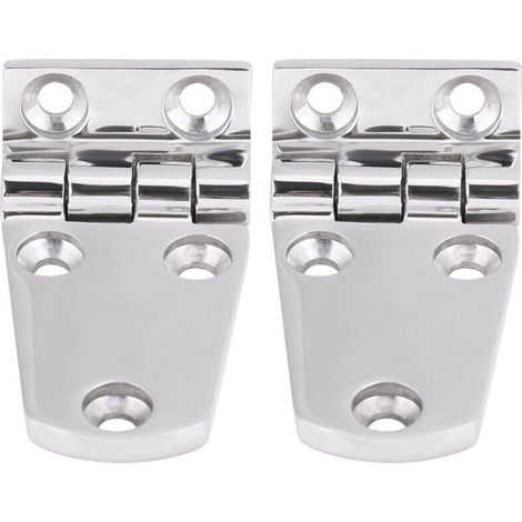 Charnières pliantes pour porte/fenêtre de yacht - Lot de 2 - Acier inox haute résistance - Anti-corrosion - Livraison rapide (1/4)