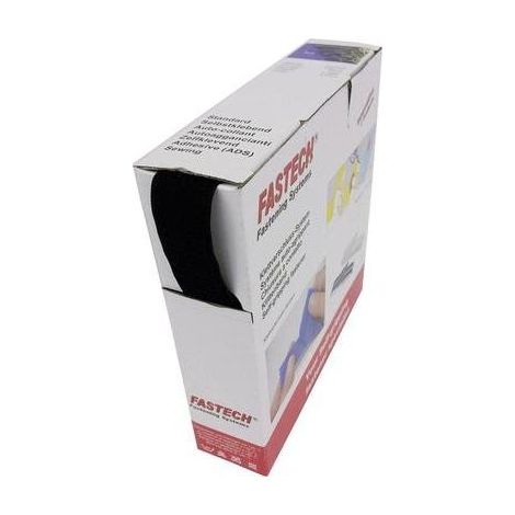 Fastechr B25-OMNI-999910 cinta autoadherente negra 25 mm