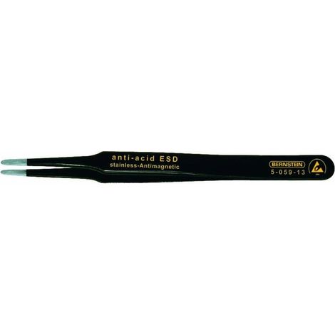 Bernstein Tools for Electronics 5-059-13 Pince brucelle CMS 2a SA-ESD plate, ronde 120 mm W78699 (1/2)