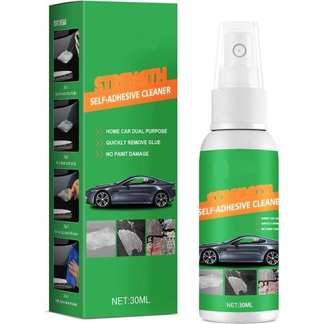 Décapant adhésif colle résidu autocollant vitre voiture nettoyant étiquette graisse ruban 100ml (1/5)