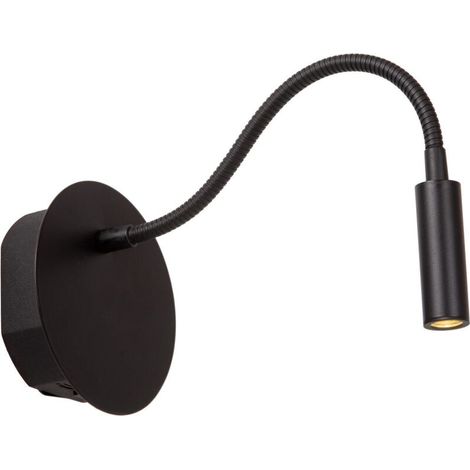 ACKERMAN Lampe de chevet noir Ø11 cm (1/2)