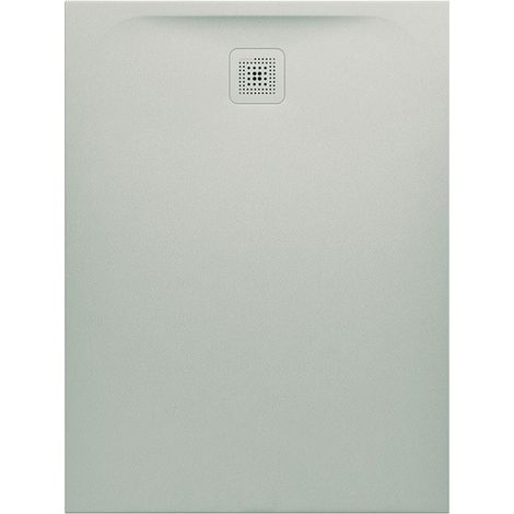 Receveur de douche LAUFEN PRO, rectangulaire, écoulement sur le petit côté 1200 x 900 x 33 mm, gris clair LAUFEN