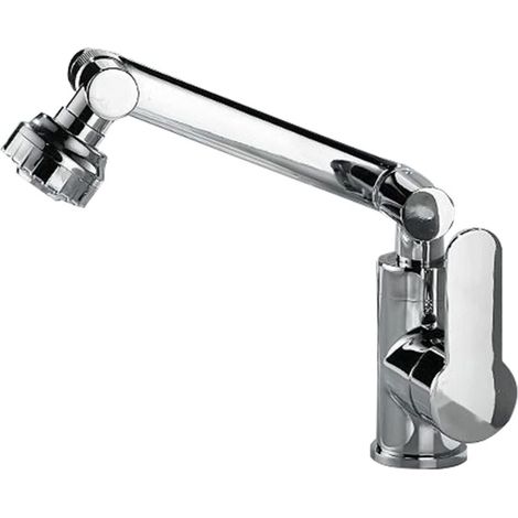 360° Rotatable Faucet Aerator, Multifunctional Faucet Extension, Swivel Faucet Aerator, 2 Water Discharge Modes, Universal Aerators for Kitchen Bathroom