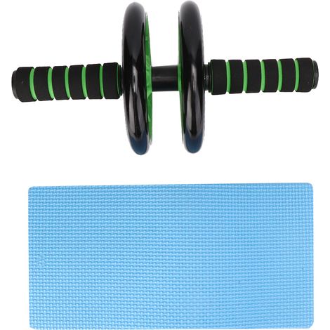 16cm Rouleau abdominal à trois roues, équipement de fitness pour abdos à domicile, outil d'exercice abdominal (1/5)