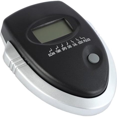Moniteur de vélo d'appartement avec écran LCD, compteur de vitesse, noir (1/5)