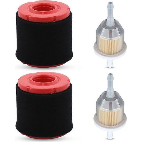Lot de 2 filtre à air 937 05066 tondeuse à gazon tracteur filtre à air pour MTD 737 05066 OHV 547cc Cub Cad XT1 LT42 (1/5)