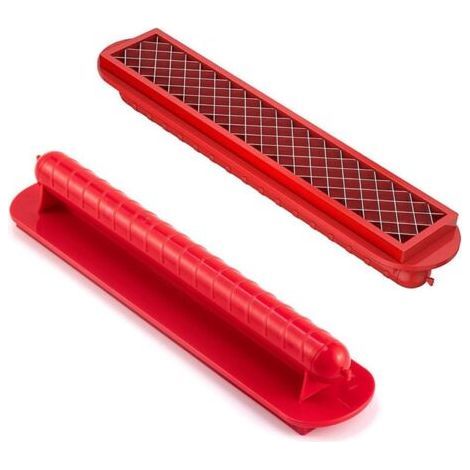 Coupe-Saucisses pour Hot-Dog, avec Poignée Hot-Dog Cutter, Acier Inoxydable Oupe-Hot-Dog, Coupe-Saucisses, Adapté pour Maison, Restaurant, Barbecue
