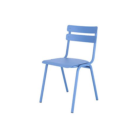 Silla de exterior ONE  UE 4 unid  azul lejanía