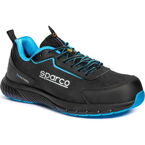 Zapato deportivo de seguridad traction nubuck takuma, esd s3s sr fo hro sc, talla 38