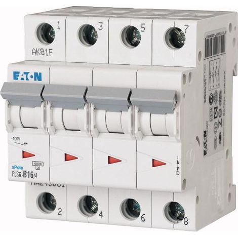 Disjoncteur PLS 4X16A 6kA courbe C (000243087)