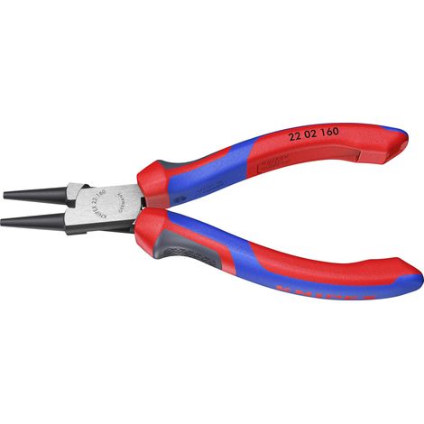 Knipex 22 02 160 pour l'atelier Pince à bouts ronds droite Acier magnétique Chrome-Vanadium 160 mm (1/5)