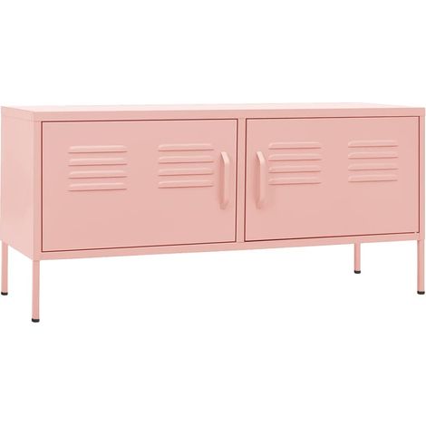 Maison Exclusive - TV-Schrank Rosa 105x35x50 cm Stahl