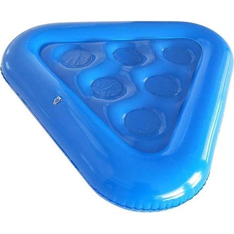 Porte Gobelet Gonflable 6Trous Plateau Flottant Pour Piscine Support Gonflable De Boisson,Triangulaire Flottant Porte-Gobelets (1/5)
