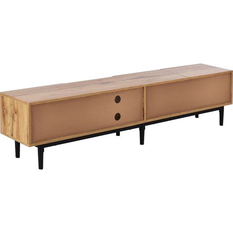 Meuble TV moderne en MDF avec éclairage LED multicolore 175 x 31 x 41 cm (1/5)