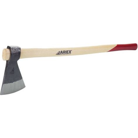 ARIEX M69363 Scure da Taglio con Testa in Acciaio Forgiato Temprato e Manico in Legno Verniciato 90 cm colore Legno