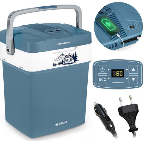 Frigorifero turistico Berdsen Icemax 29 litri modalità ECO - blu