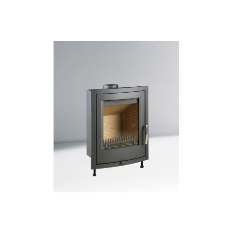 Kaminofen VALENCIA eisengrau H/B/T: 825/589/423 mm
