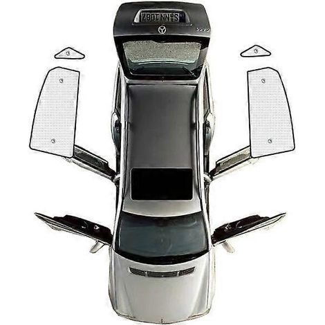 Pare-soleil de vitres arrière pour Geely Emgrand L 2022-2024 : protection solaire et pare-soleil pour pare-brise, autocollants anti-UV. Lot de 4. (1/5)