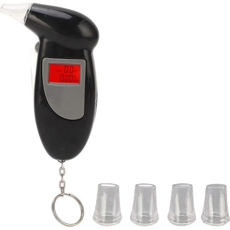 Tragbarer Alkoholtester in professioneller Qualität mit hoher Genauigkeit, akustischem Alarm, digitalem Detektor und Atemalkoholanalysegerät