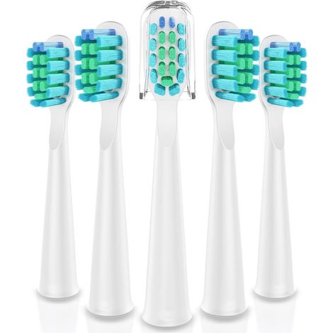 Electric Toothbrush Replacement Heads - Pack of 5 (Pear White(0.18mm)) (1/3)