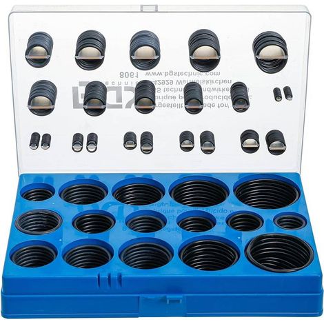Assortiment de Joints Toriques 419 pcs - En Pouce - Polyuréthane Résistant - Étanchéité Fiable et Durable - D-Work
